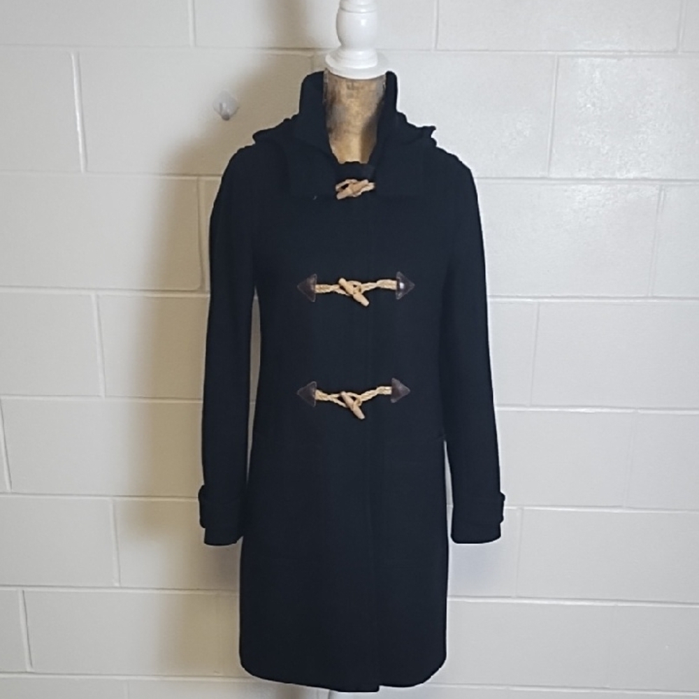 J. Crew Soft Melton Wool Lined Jacket Coastal Coat